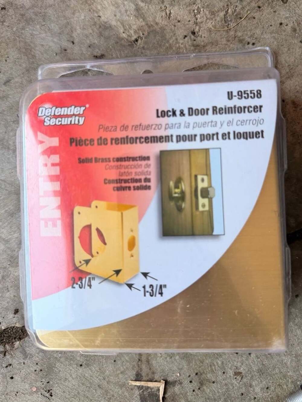 Defender Security Lock And Door Reinforcer U-9558
